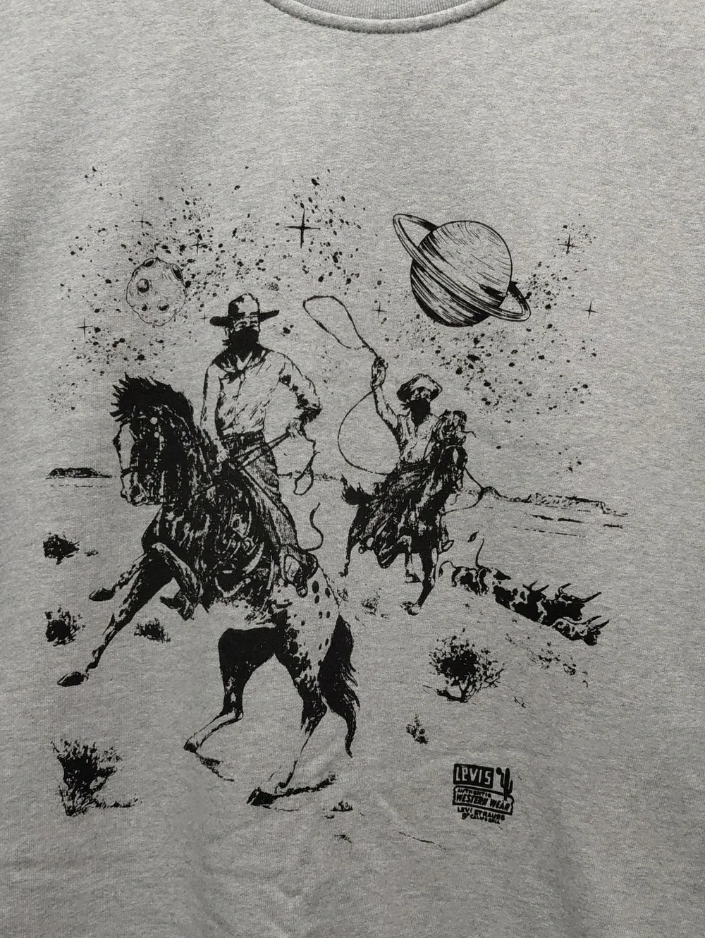 Levi’s® Space Cowboy Relaxed Fit Crew Neck Sweatshirt